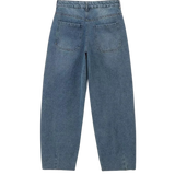 High Waist Straight Leg Denim Trousers with Modern Fit