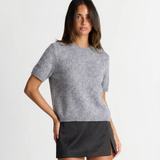 Classic Short Sleeve Knit T Shirt with Clean Fit