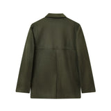 Tailored Blazer and High Waist Short Set for Modern Utility Style