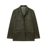 Tailored Blazer and High Waist Short Set for Modern Utility Style