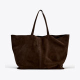 Soft Suede Style Tote Bag for Everyday Carry