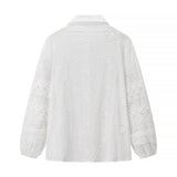 Button Shirt and Tiered Maxi Skirt Set for Effortless Elegance