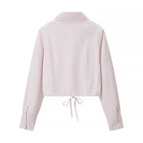 Button Shirt and Pleated Midi Skirt Set for Timeless Elegance