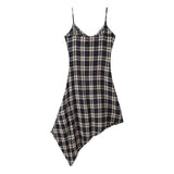 Asymmetrical Strap Maxi Dress – Modern Flowing Silhouette